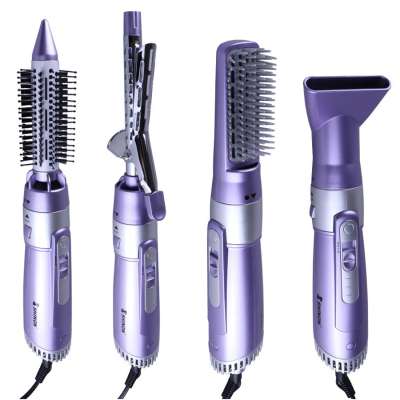 Hot sell professional hair brush sets fast dry styling brush hair straightener massage hot hair brush straightener